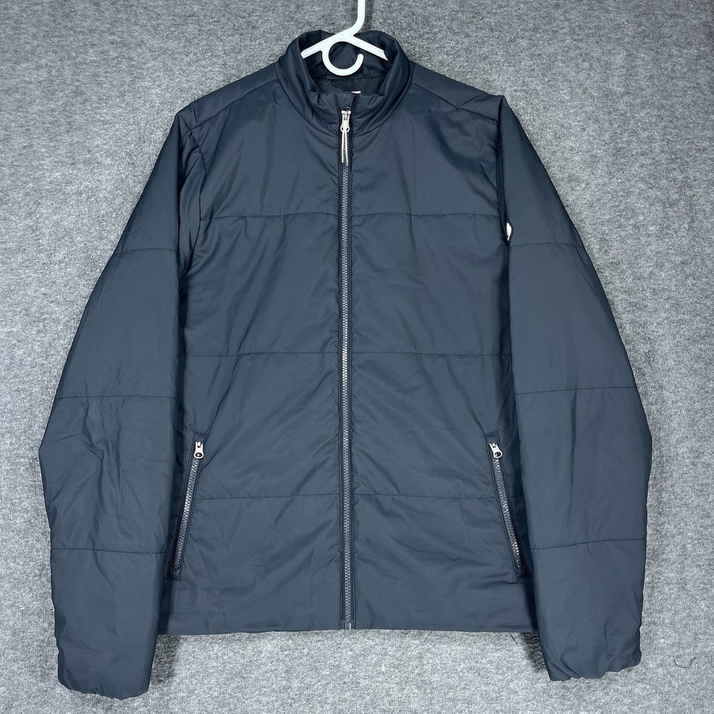 Vuori Echo Insulated Jacket Mens L Black Lightweight Full Zip V535